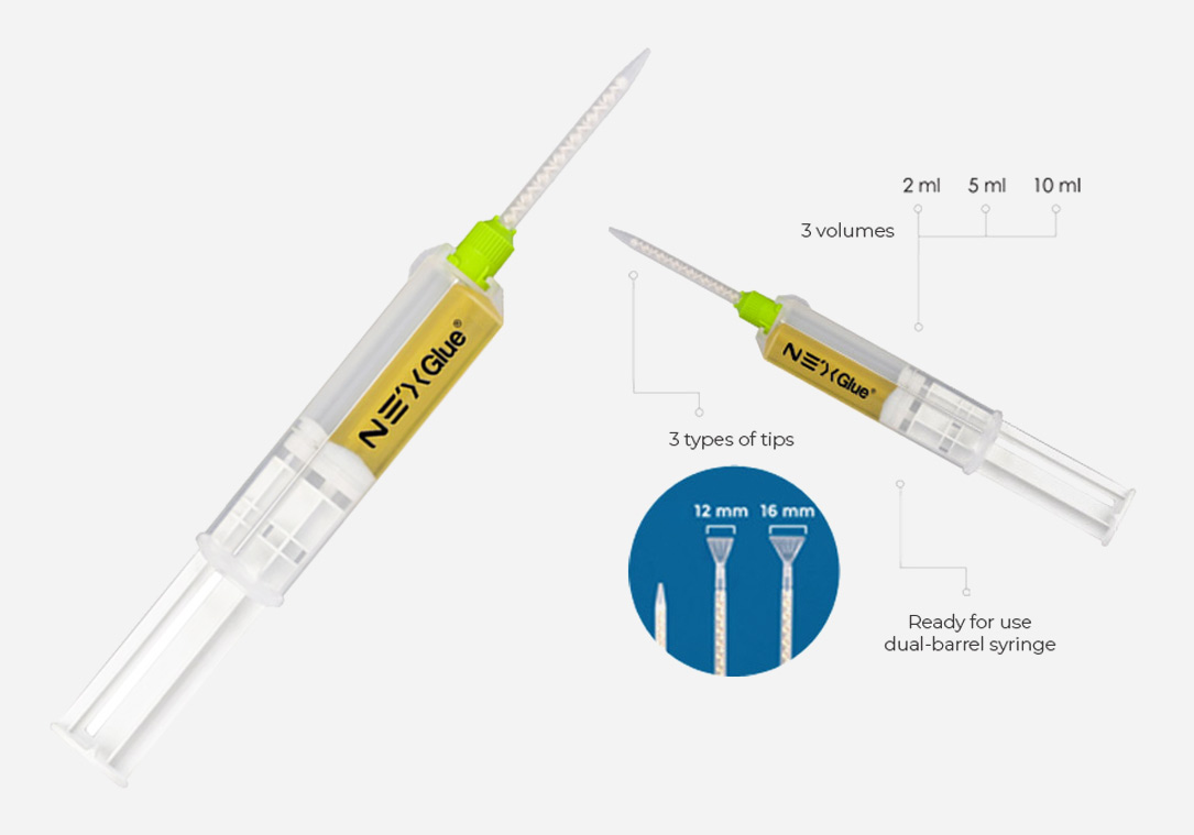 NE'X GLUE&reg; SURGICAL ADHESIVE